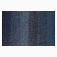 Chilewich Easy-Care Marbled Striped Shag Mat | West Elm