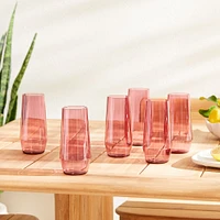 Fortessa Sole Acrylic Glassware, Iced Tea Wine Glass, Set of 6