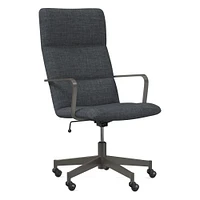 Cooper Mid-Century High-Back Swivel Office Chair | West Elm