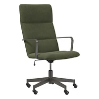 Cooper Mid-Century High-Back Swivel Office Chair | West Elm