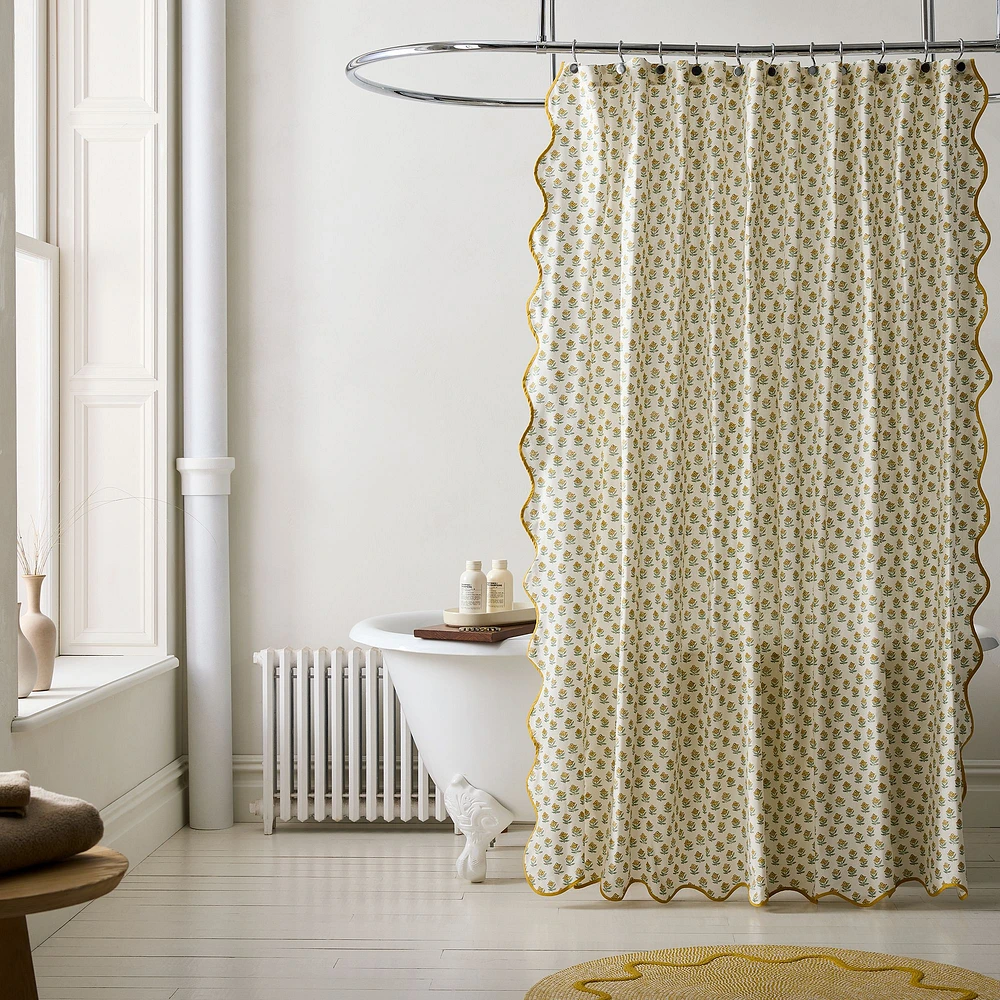 RHODE Begonia Shower Curtain | West Elm