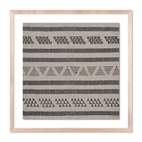 Geometric Rhythm Textile Art 1 Framed Wall Art | West Elm