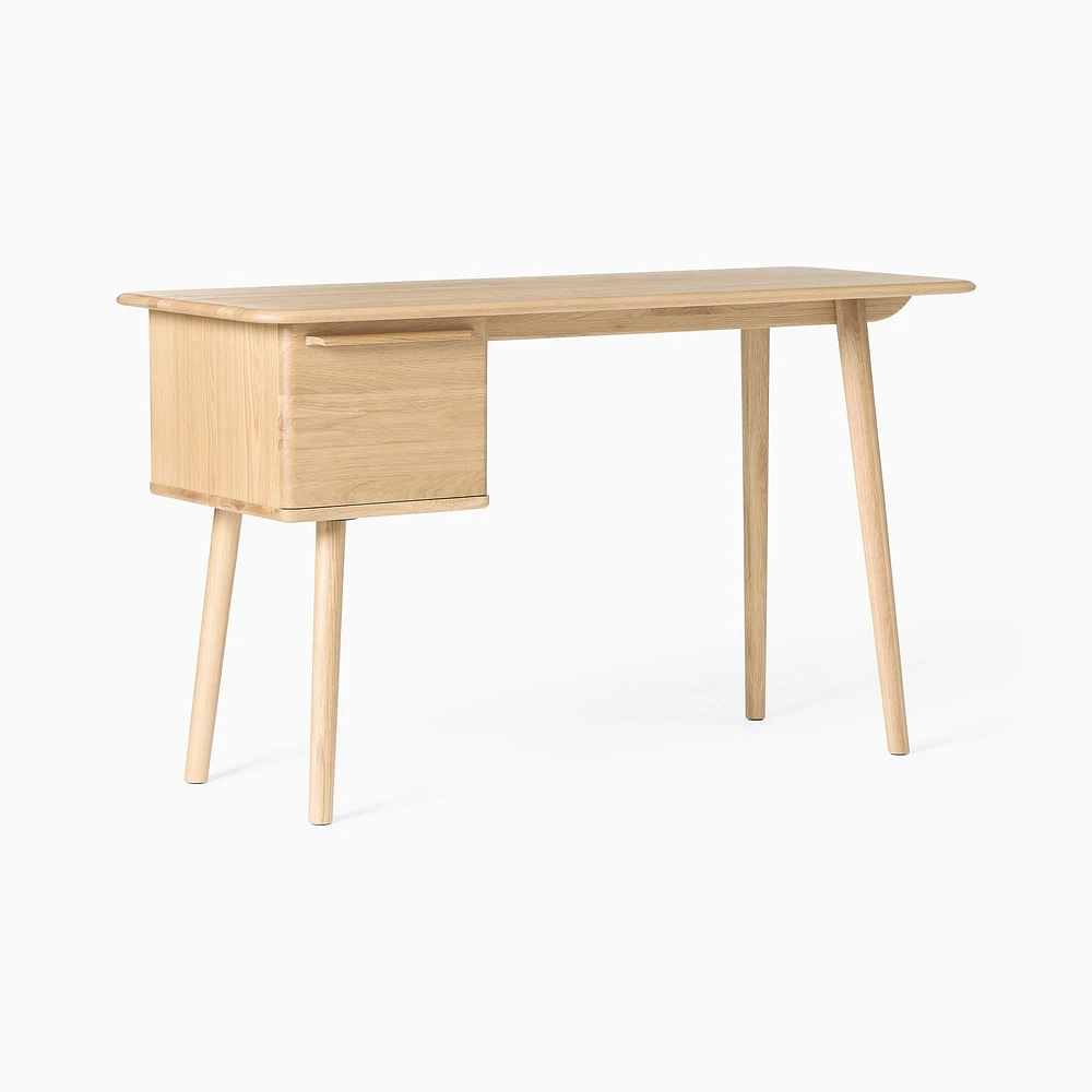 Merle 51.2" Writing Desk, Walnut