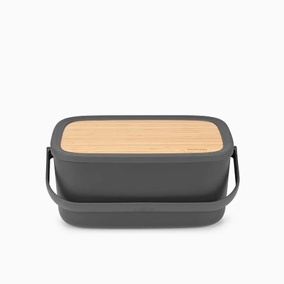 Brabantia Nic Bread Box with Serving Lid | West Elm