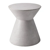 Concrete Hourglass Side Table | West Elm