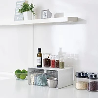 Yamazaki Stackable Countertop Shelf, White