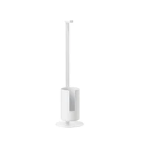 Zone Freestanding Toilet Paper Holder and Storage, White