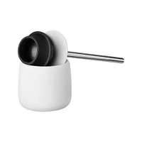 Sono Plunger with Holder, White