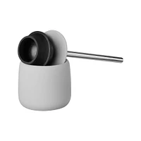 Sono Plunger with Holder, White