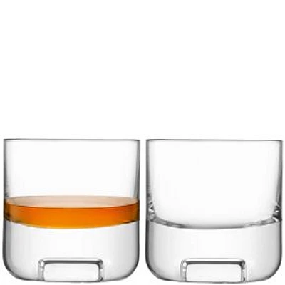 Cask 8oz Whisky Tumbler, Clear, Set of 2