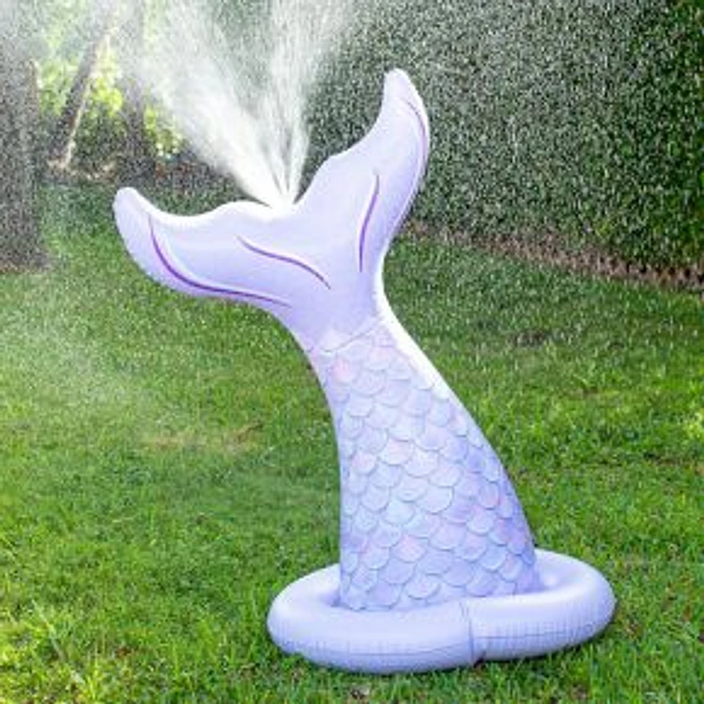 Poolcandy Inflatable 3" Mermaid Tail Sprinkler