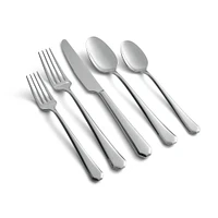 Geo Flatware, 20 Piece, Mirror