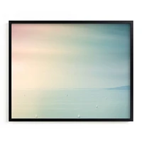 Cotton Rainbow by David Michuki, White Wood Frame, Full Bleed, 20x16