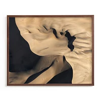 Morning Dunes by Gabrial Reising, Walnut Wood Frame, Full Bleed, 30"x24"