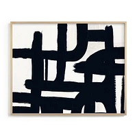 Black and White Series III by Carmen Guedez, Wood Frame, Full Bleed, 24x30