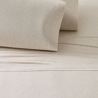 Jersey Tencel Modal Knit Sheet Set, Twin, White