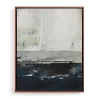 Northern Blues by Karen Kaul, White Wood Frame, Full Bleed, 16x20