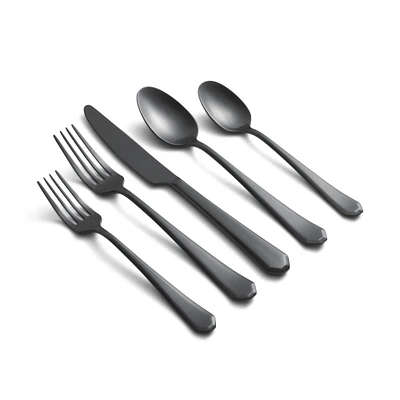 Geo Flatware, 20 Piece, Mirror