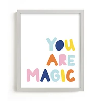 You are Magic by Jessica Prout, White Wood Frame, Full Bleed, 8x10