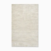 Striated Glimmer Rug, Alabaster, 5'x8'