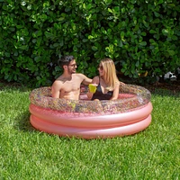 Poolcandy Glitter Deluxe Sunning Pool - 60", Rose Gold