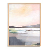 Sunrise White by Alison Jerry, Natural Wood Frame, Full Bleed, 30x40