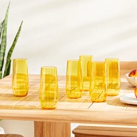 Fortessa Sole Acrylic Glassware, Iced Tea Wine Glass, Set of 6