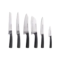 Schmidt Brothers Cutlery Carbon 6 Knife Block Set