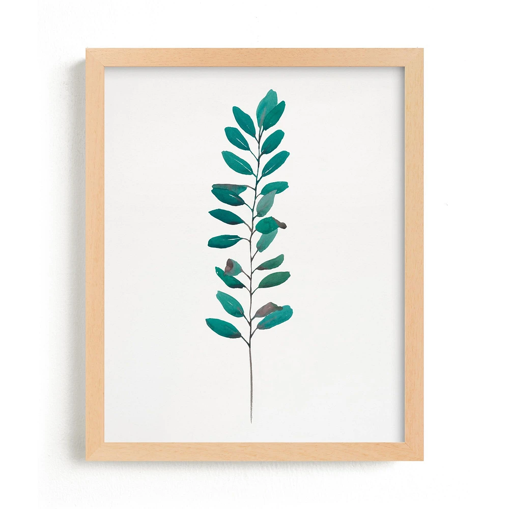 Ruscus by Jinhee Ru, Natural Wood Frame, Full Bleed, 8x10