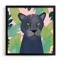 Fierce by Megan Zang, White Wood Frame, Full Bleed, 11x11