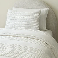 Candlewick Twin Duvet, White