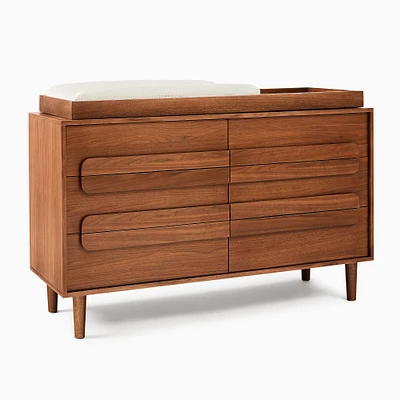 Gemini Changing Table, Cool Walnut, WE Kids