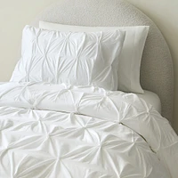 Cotton Pintuck Twin Duvet