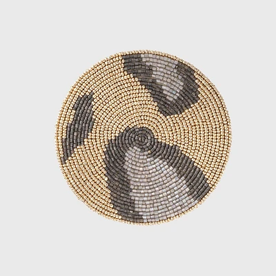 Animal Print Coasters, Gold