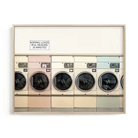 at the laundromat by Maja Cunningham, White Wood Frame, Full Bleed, 14x11