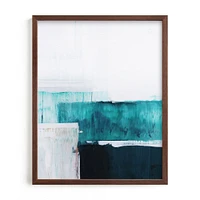 Seawall by Karen Kaul, White Wood Frame, Full Bleed, 11x14