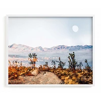 Desert Super Moon by Kate Baird, White Wood Frame, Full Bleed, 20x16