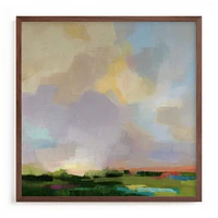 After The Storm by Sue Prue, White Wood Frame, Full Bleed, 16x16