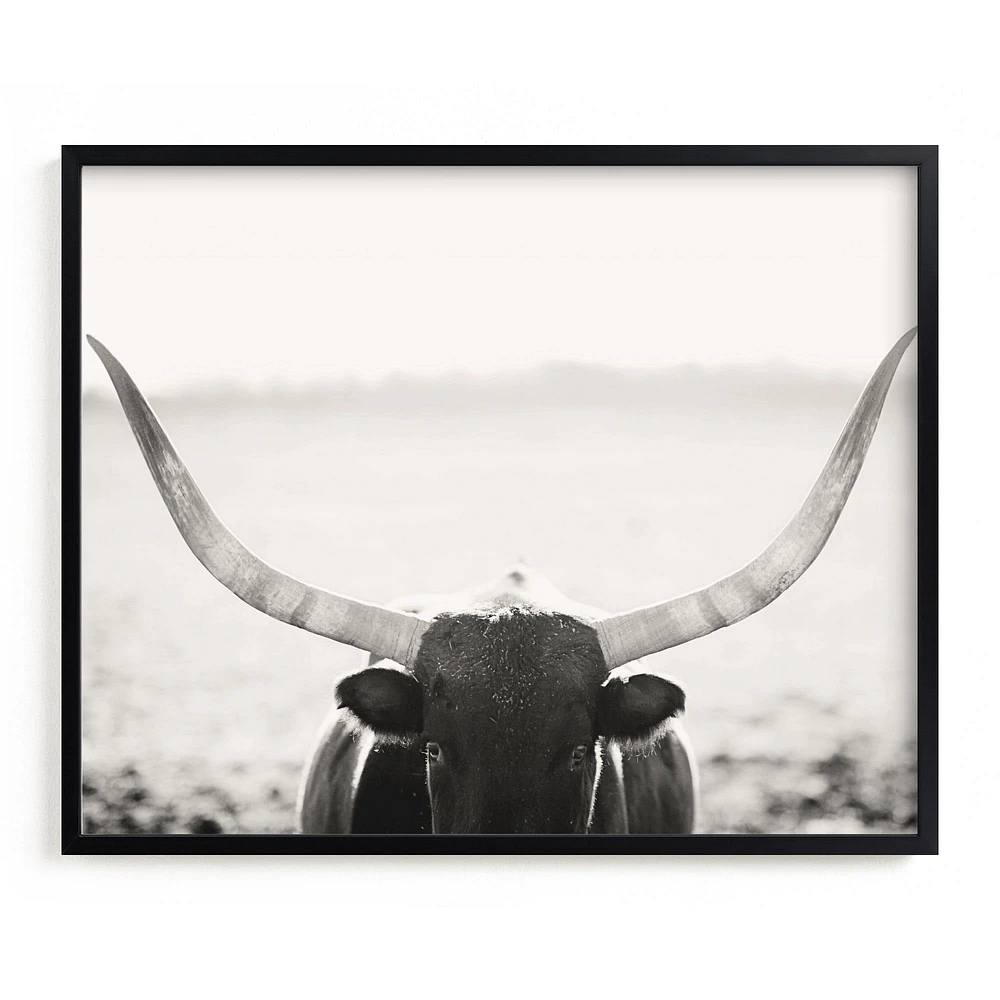 Staredown by Amy Carroll, White Wood Frame, Full Bleed, 20"x16"