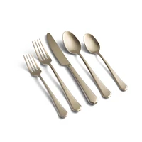 Geo Flatware, 20 Piece, Mirror