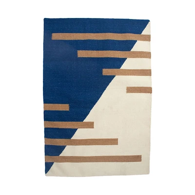 Luna Stripe Blue Rug