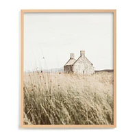 highland prairie I by Kamala Nahas, Natural Wood Frame, Full Bleed, 24x30