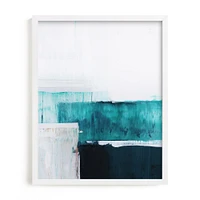 Seawall by Karen Kaul, White Wood Frame, Full Bleed, 11x14