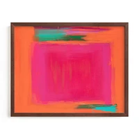 Caliente by Amy Gray, White Wood Frame, Full Bleed, 14x11