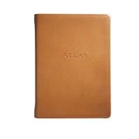 Travelers Atlas Book, Calfskin, Multi