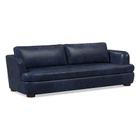 Leroy 76" Sofa, Saddle Leather, Nut, Almond