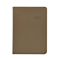 Leather Wrapped 2025 Weekly Notebook, Blue