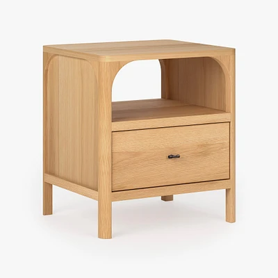 Joplin Nightstand, Natural Oak, 21"