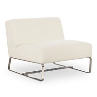 Engert Outdoor Lounge Chair, Off White