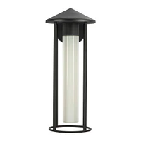 Gracyn Outdoor 1-Light, 12", Bronze/Glossy Opal Glass